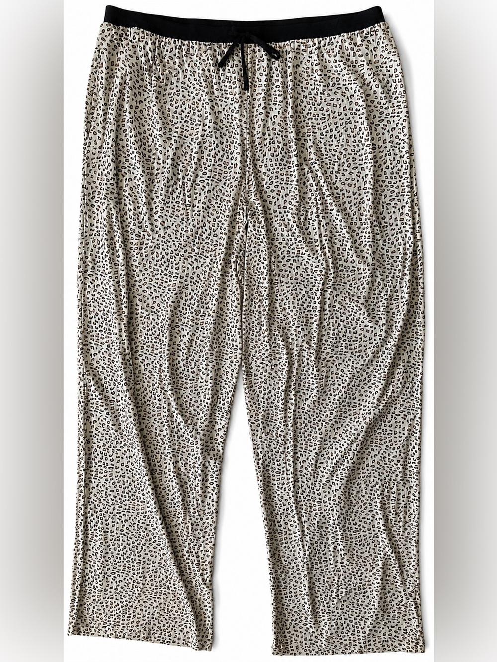 Donna Karan Leopard Pajama or Lounge Pants  XL - Picture 5 of 6